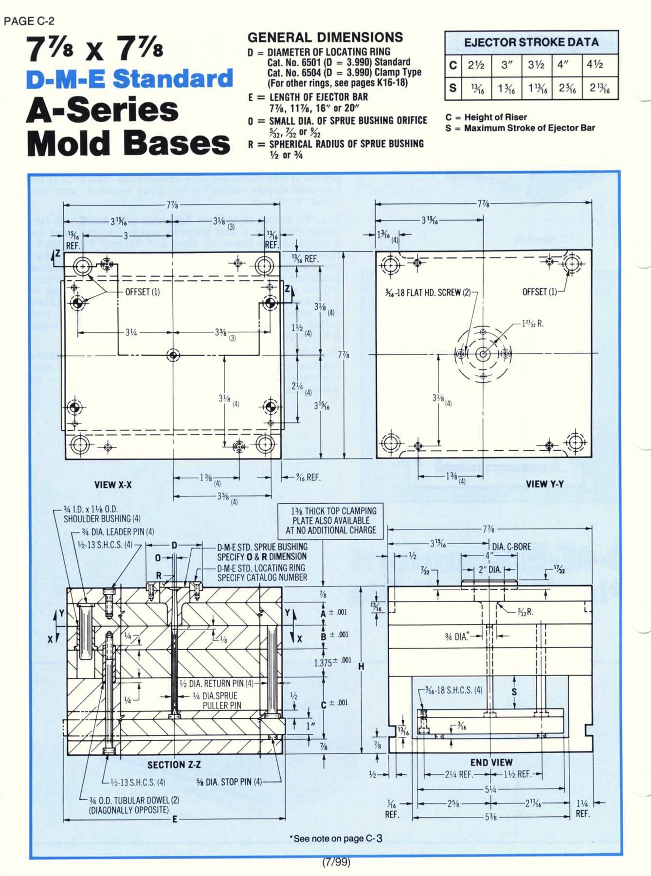DME A series mold base 88A